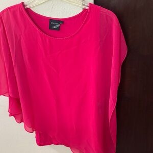 Cliché Women's Vibrant Pink Blouse